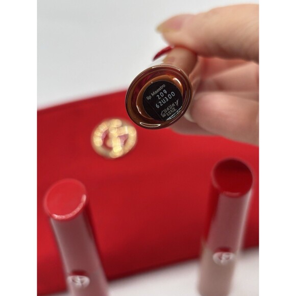 Armani Lip Maestro Mini Lip Kit Shades 101 - 209 - 400 3x 0.12oz Set of 3 in Bag - Picture 6 of 7